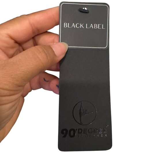 NWT! 90' Degree By Reflex Black Label Women's Navy Blue Leggings Size XS - Picture 12 of 12